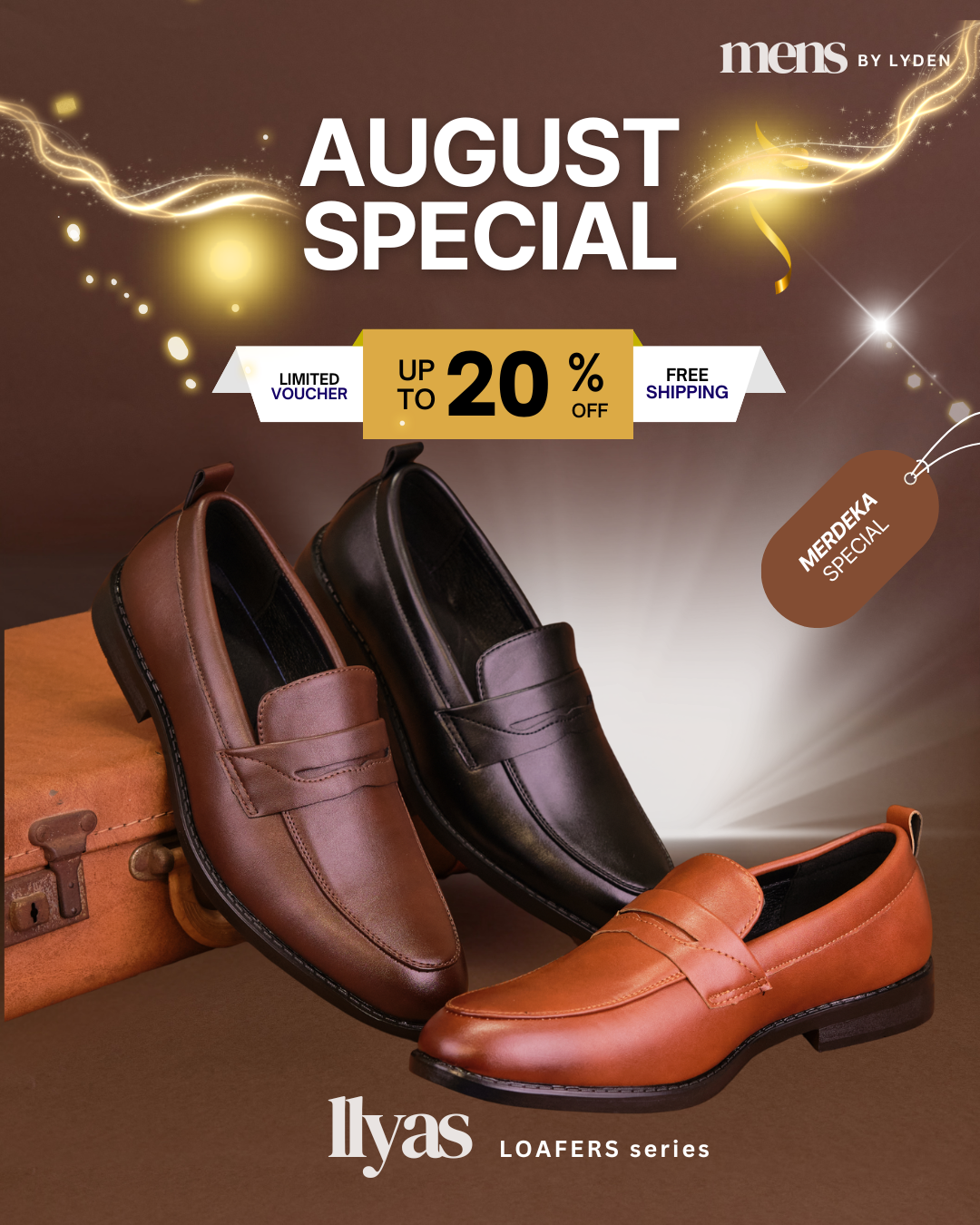 【MENS BY LYDEN】Llyas Loafers Series