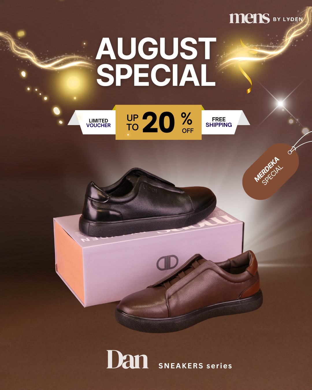 【MENS BY LYDEN】Dan Sneakers Series