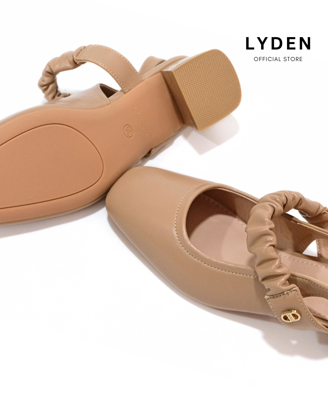 【NEW】Lyden Naura series 5cm pump heels - Classic Black//White//Khaki