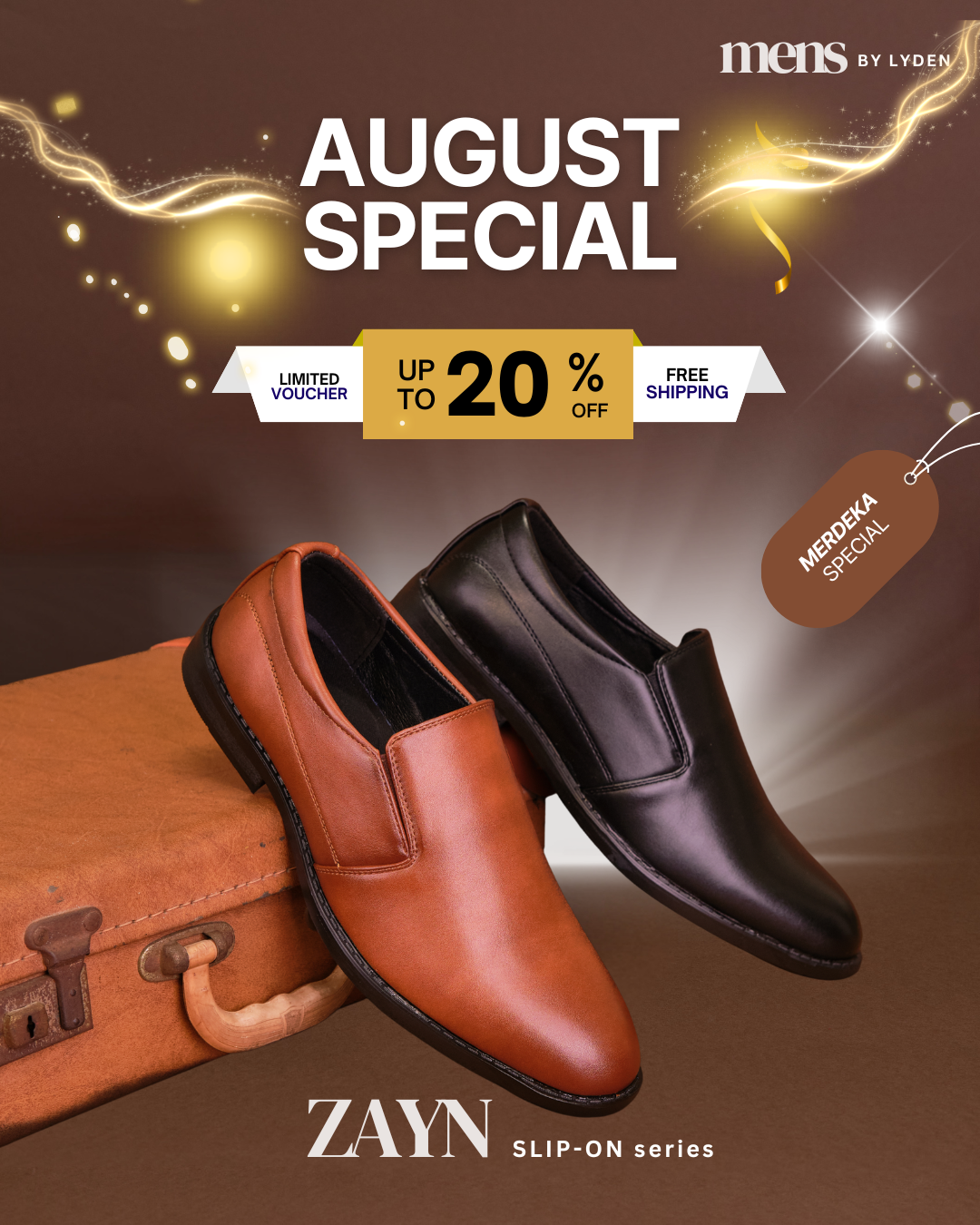 【MENS BY LYDEN】Zayn Slip-On Series