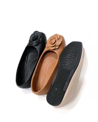 【NEW】Lyden Floral Series 2.0 Flats - Classic Black//Brown//Beige