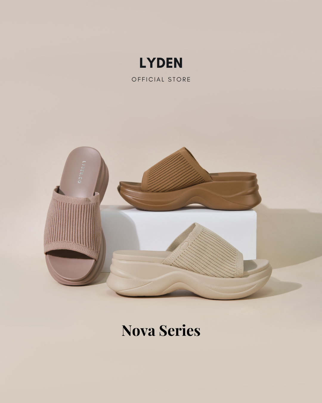 【NEW】Lyden Nova Series 5.5cm Platform Sandals - Pink