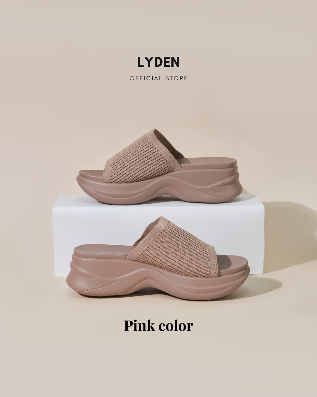 【NEW】Lyden Nova Series 5.5cm Platform Sandals - Pink
