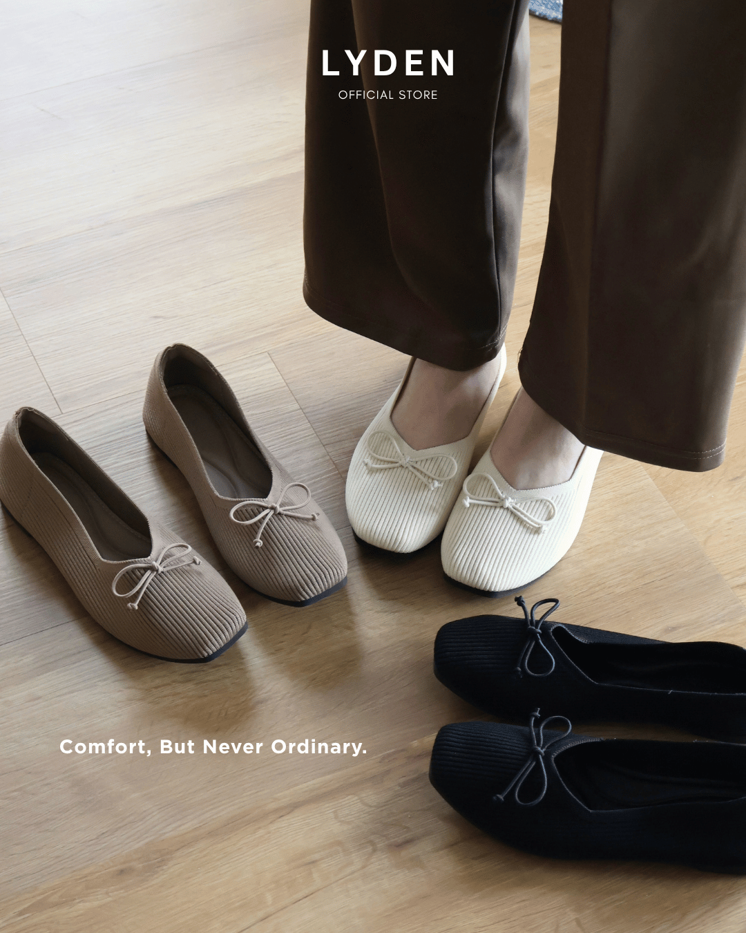 【NEW】【Knit Label】Flats Series