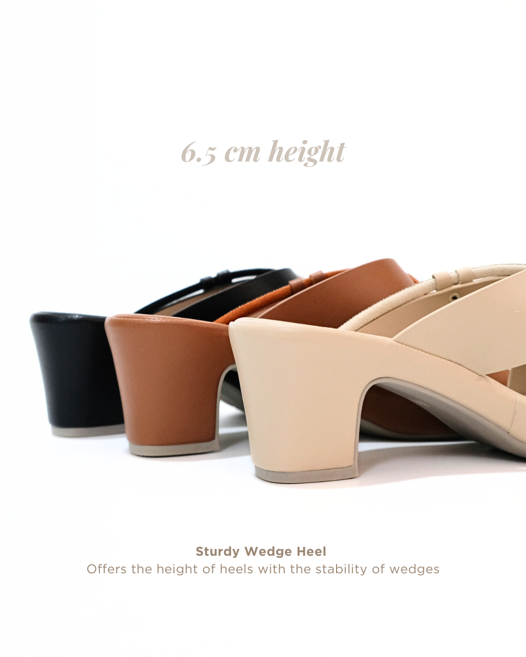 【NEW】Lyden Auraya Zia Series 6.5cm heels - Classic Black//Coffee//Beige
