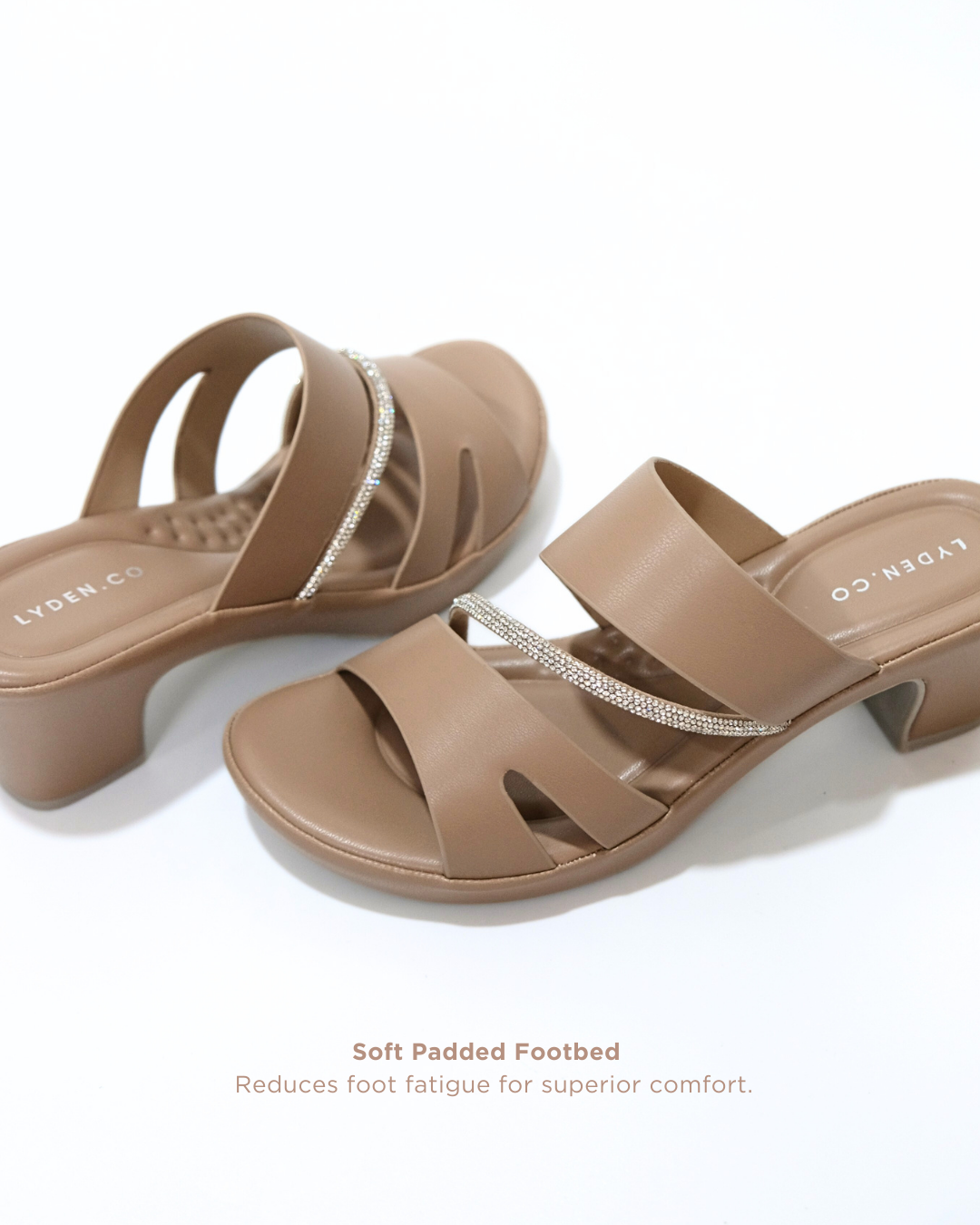 【NEW】Lyden Auraya Alia Series 6.5cm heels - Beige//Pink//Brown