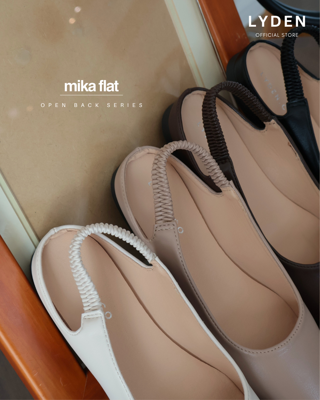 【NEW】Lyden Mika Open-Back Flats Series
