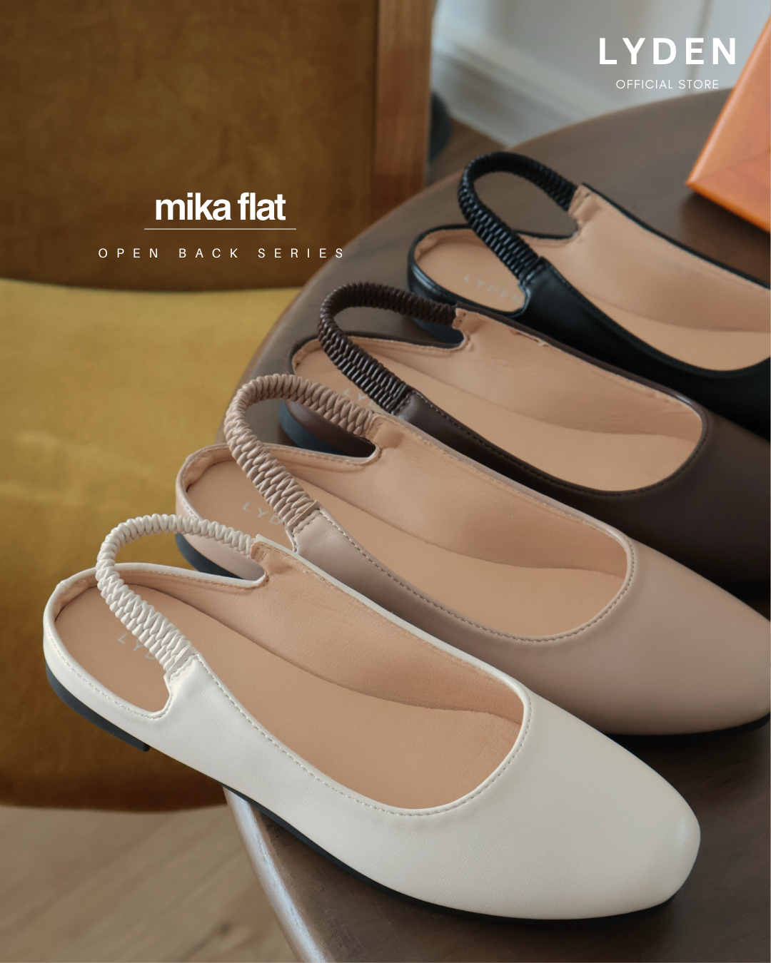 【NEW】Lyden Mika Open-Back Flats Series
