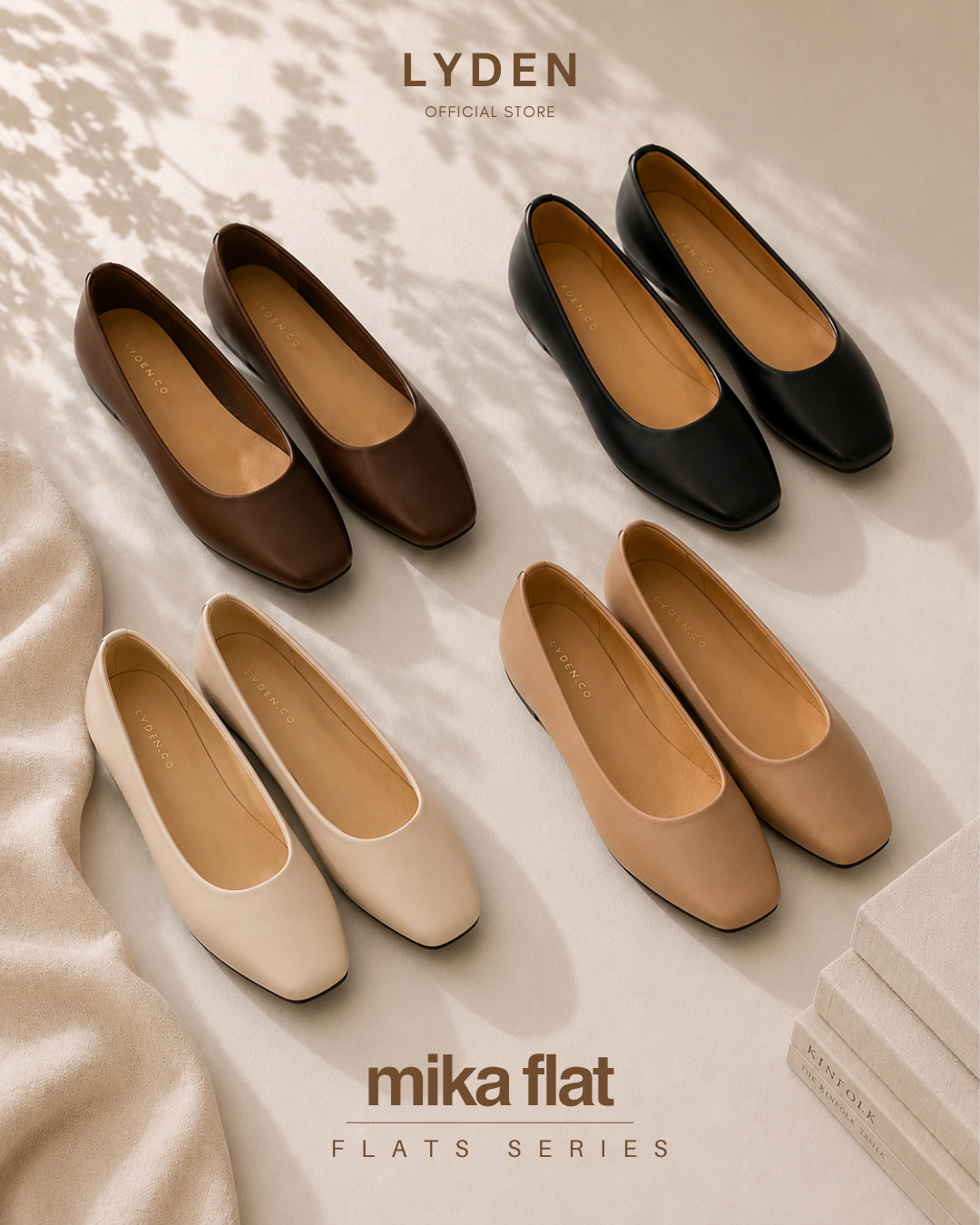【NEW】Lyden Mika Flats Series