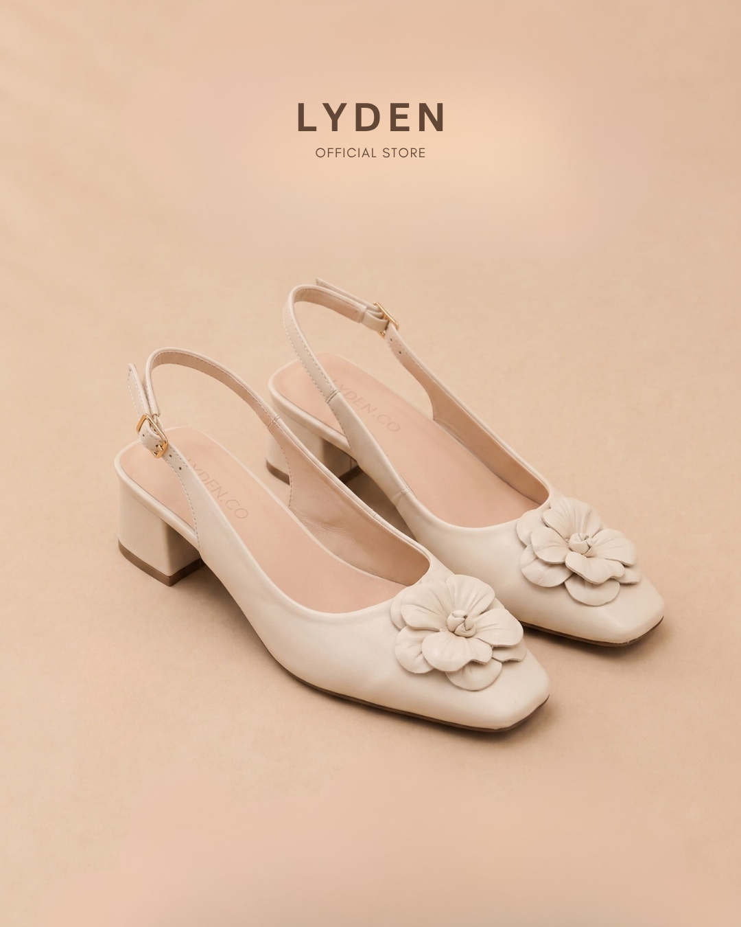 【Mekar Garden】Open-Back 4.5cm pump heels