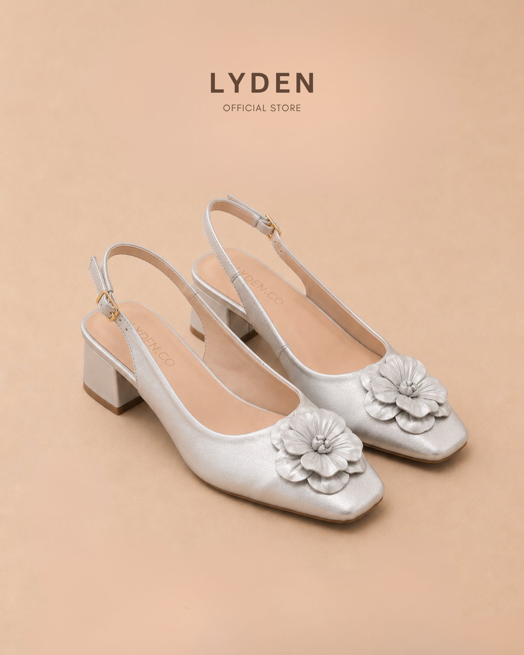 【Mekar Garden】Open-Back 4.5cm pump heels