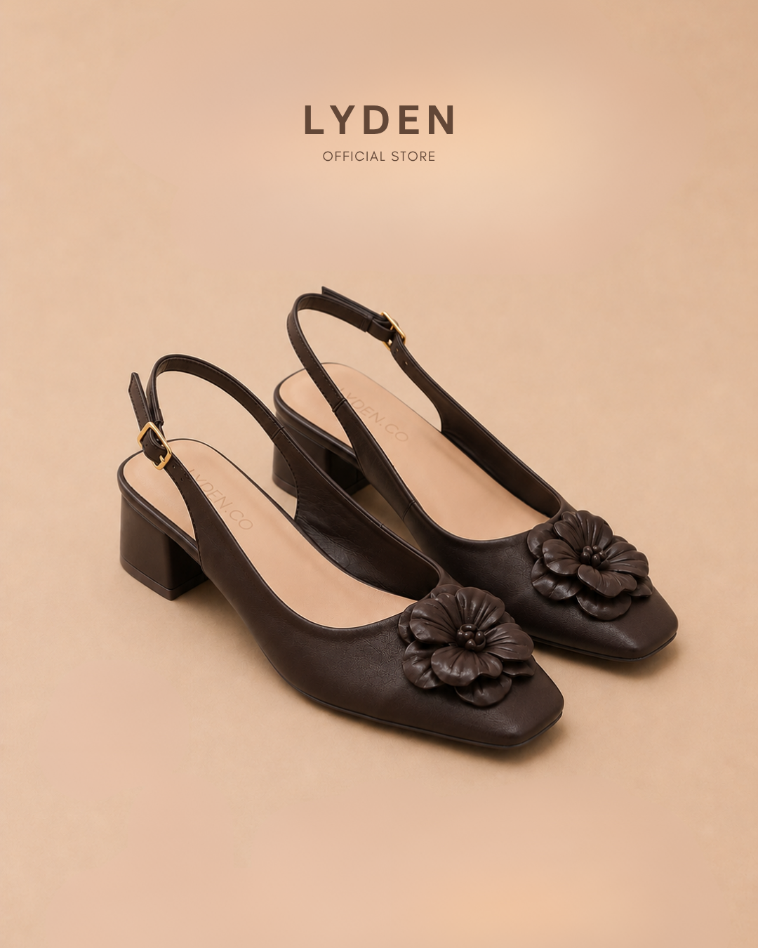 【Mekar Garden】Open-Back 4.5cm pump heels