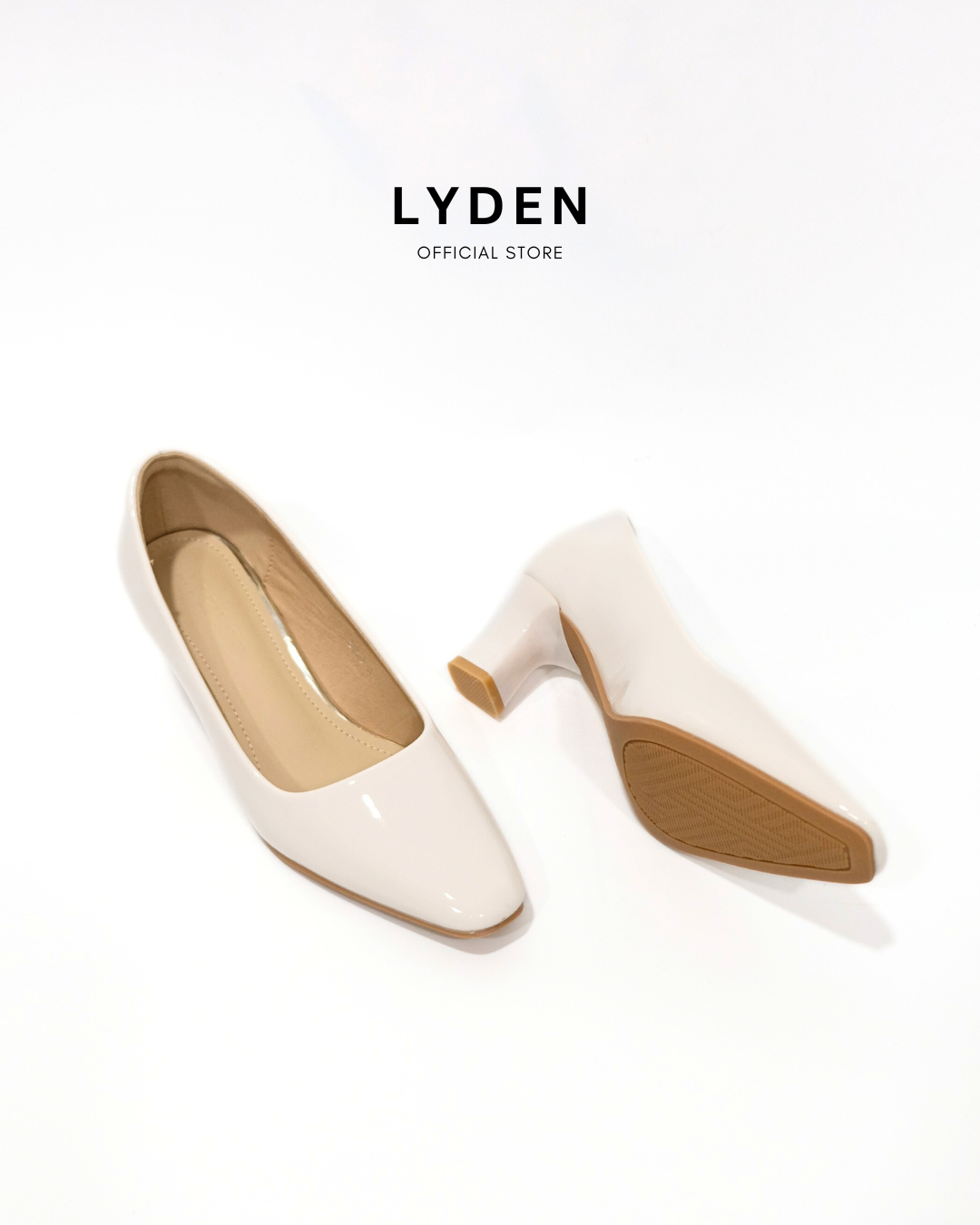 【NEW】Lyden Daisy Heels Series 6cm pump heels - Classic Black//White//Khaki