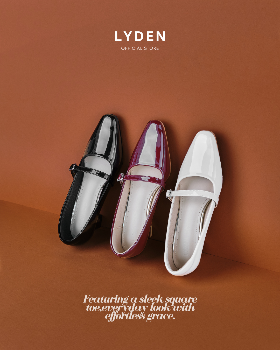 【NEW】Lyden Mary Jane Pointed Heels Series 6cm pump heels - Classic Black//Maroon//Apricot
