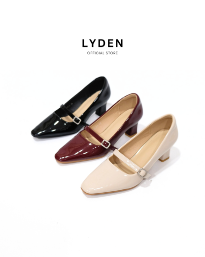 【NEW】Lyden Mary Jane Pointed Heels Series 6cm pump heels - Classic Black//Maroon//Apricot
