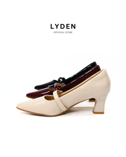 【NEW】Lyden Mary Jane Pointed Heels Series 6cm pump heels - Classic Black//Maroon//Apricot