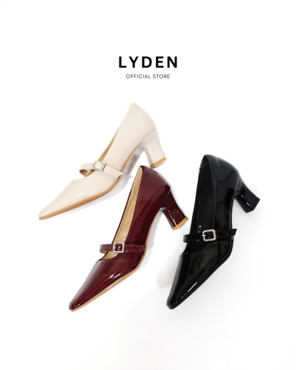 【NEW】Lyden Mary Jane Pointed Heels Series 6cm pump heels - Classic Black//Maroon//Apricot