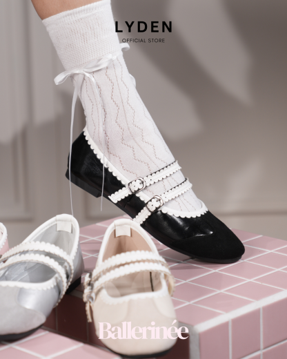 【NEW】Lyden Ballerinée Flats Series - Classic Black//Grey//Beige//Pink