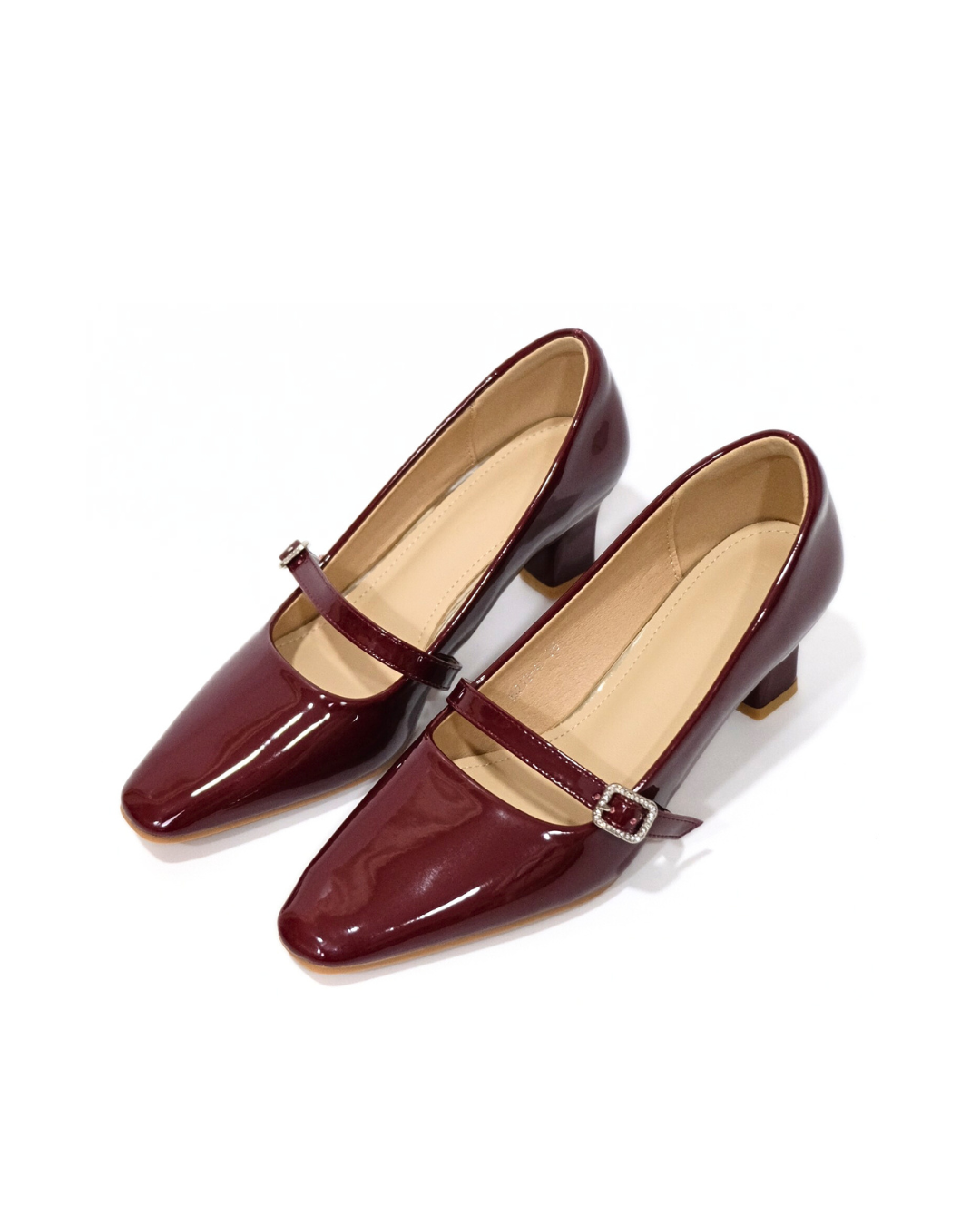 【NEW】Lyden Mary Jane Pointed Heels Series 6cm pump heels - Classic Black//Maroon//Apricot