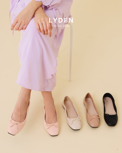【NEW】Lyden Puffy Belle Series Flats - Beige//Pink//Khaki//Classic Black