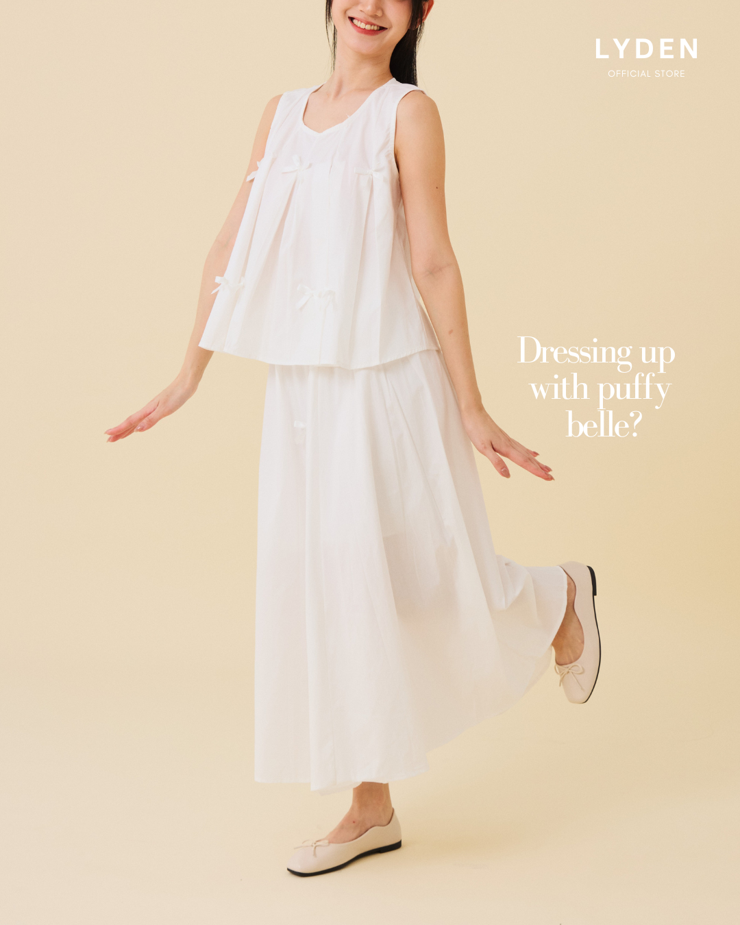 【NEW】Lyden Puffy Belle Series Flats - Beige//Pink//Khaki//Classic Black