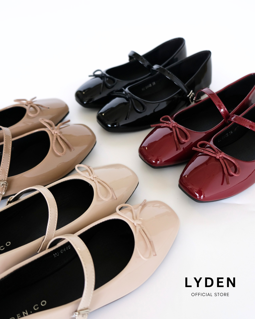 【NEW】Lyden Mary Jane Strap Series Flats - Beige//Khaki//Maroon//Classic Black