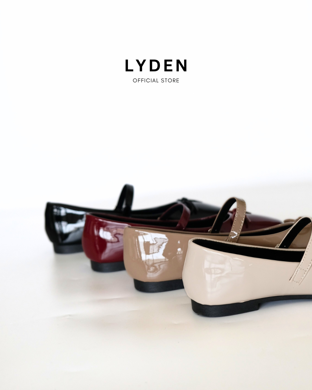 【NEW】Lyden Mary Jane Strap Series Flats - Beige//Khaki//Maroon//Classic Black