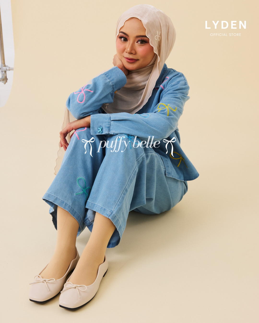 【NEW】Lyden Puffy Belle Series Flats - Beige//Pink//Khaki//Classic Black