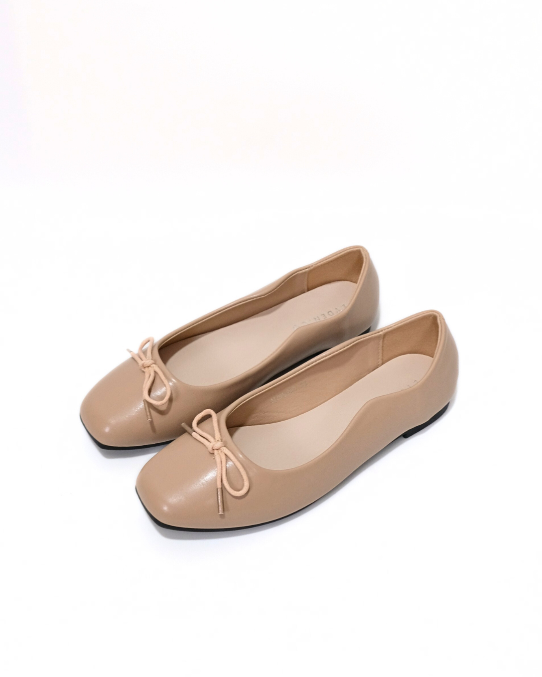 【NEW】Lyden Kasut Raya Mary Jane Flats with Elastic Strap - Beige//Khak