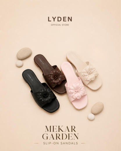 【Mekar Garden】Slip-On Sandals