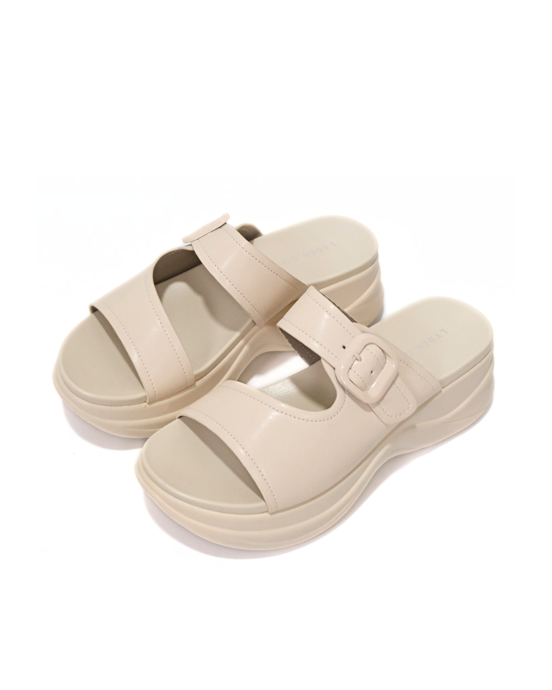 【NEW】Lyden Ella Wedges Series 6cm Platform Sandals - Pink//Brown//Classic Black