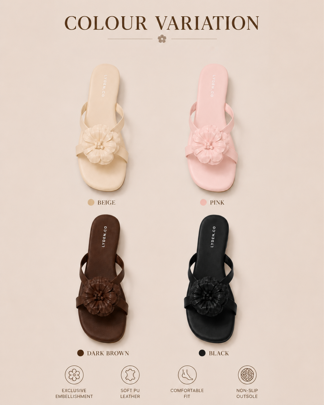 【Mekar Garden】Cut-Out Sandals