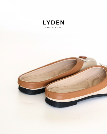 【Le Flowers The Secret Garden Series】No.4 Petal Slip-On Womens Flats/ Womens floral flats /Kasut Bunga Perempuan - Classic Black//Brown//Beige