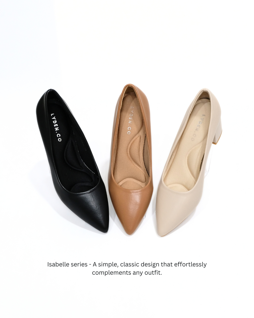【NEW】Lyden Isabelle Series 6.5cm pump heels - Beige