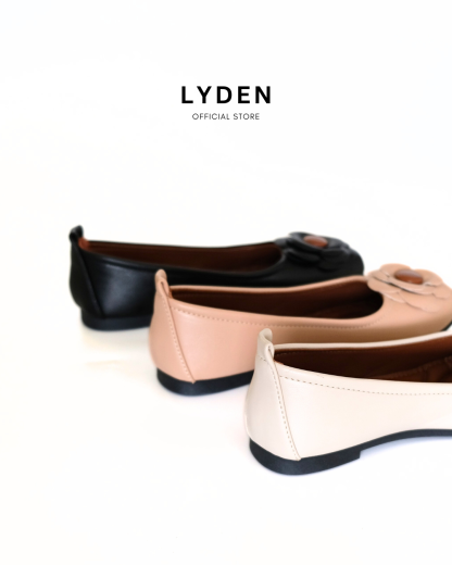 【Le Flowers The Secret Garden Series】No.5 Bloom Womens Flats/ Womens floral flats /cushion flats /Kasut Bunga Perempuan - Classic Black//Beige//Dark Pink