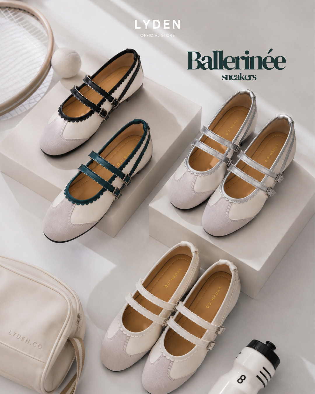 【NEW】Lyden Ballerinée Sneakers