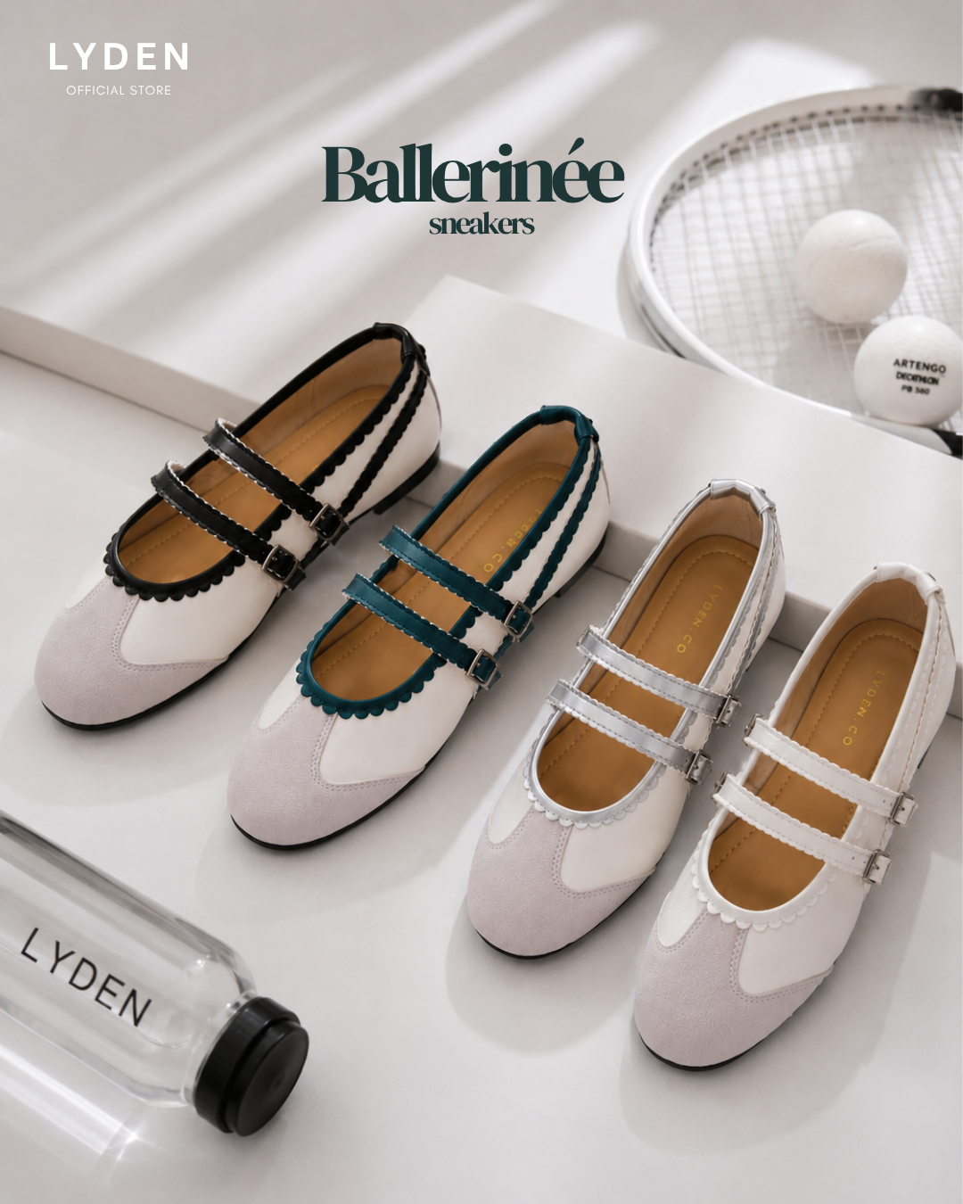 【NEW】Lyden Ballerinée Sneakers
