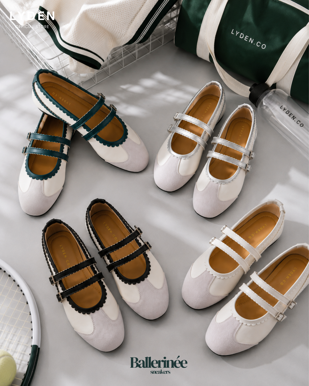 【NEW】Lyden Ballerinée Sneakers