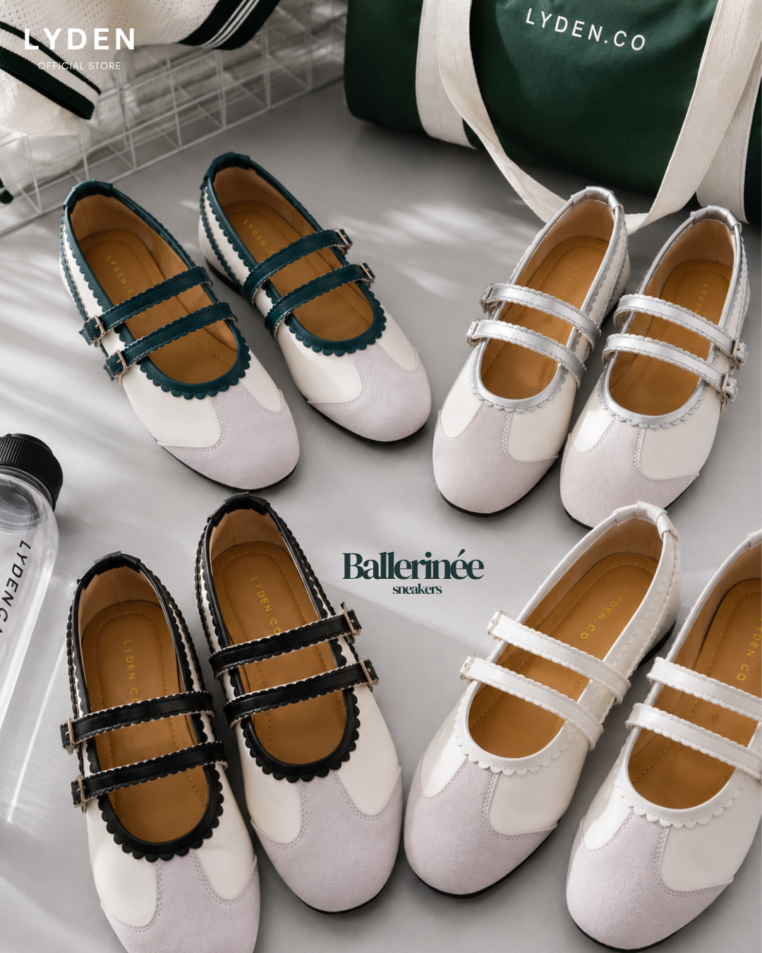 【NEW】Lyden Ballerinée Sneakers