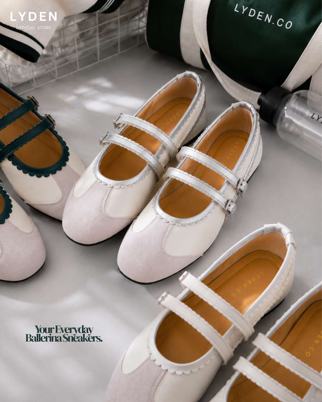 【NEW】Lyden Ballerinée Sneakers