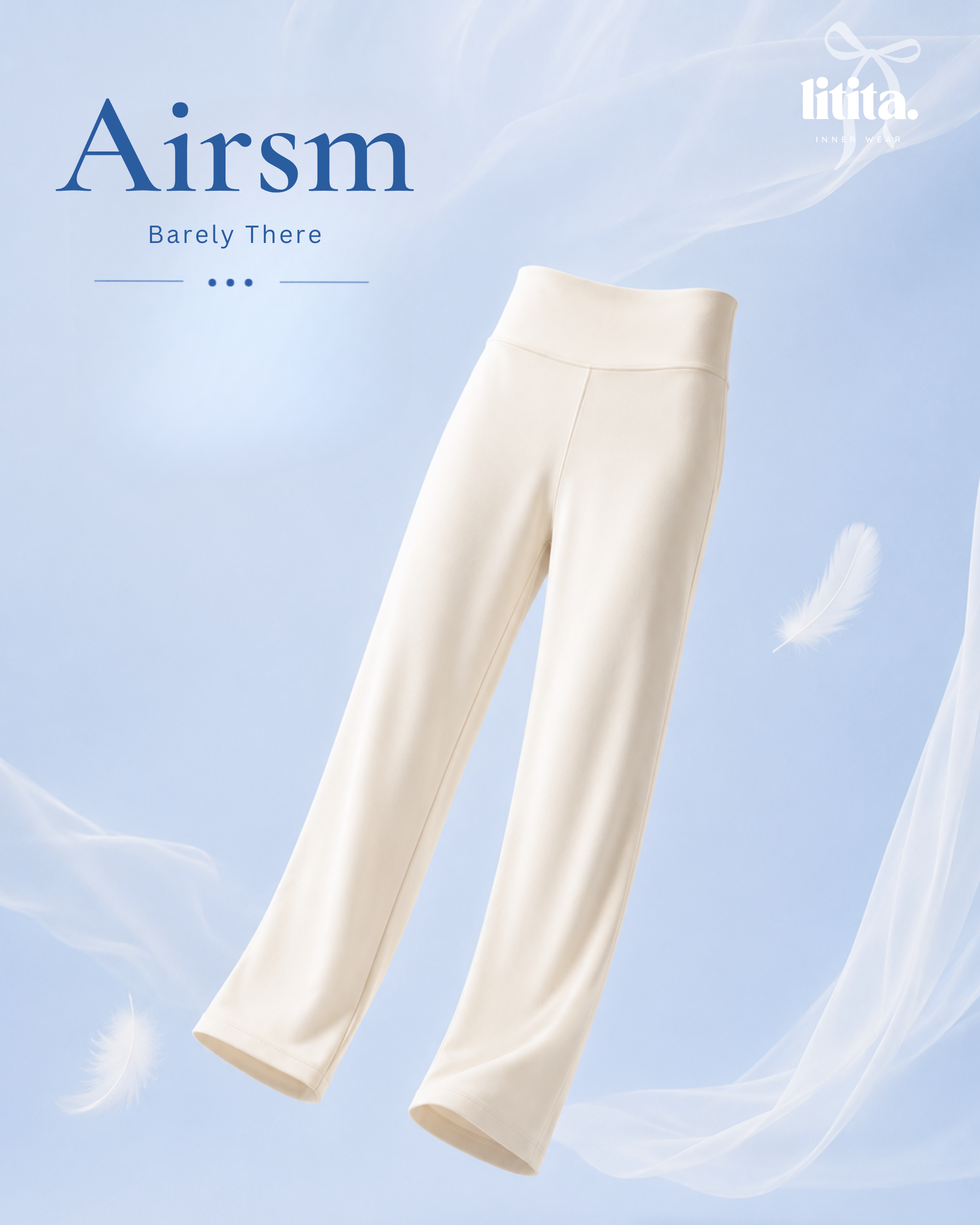 【Litita Ice Silk】Inner Pants / Straight Cut Pants