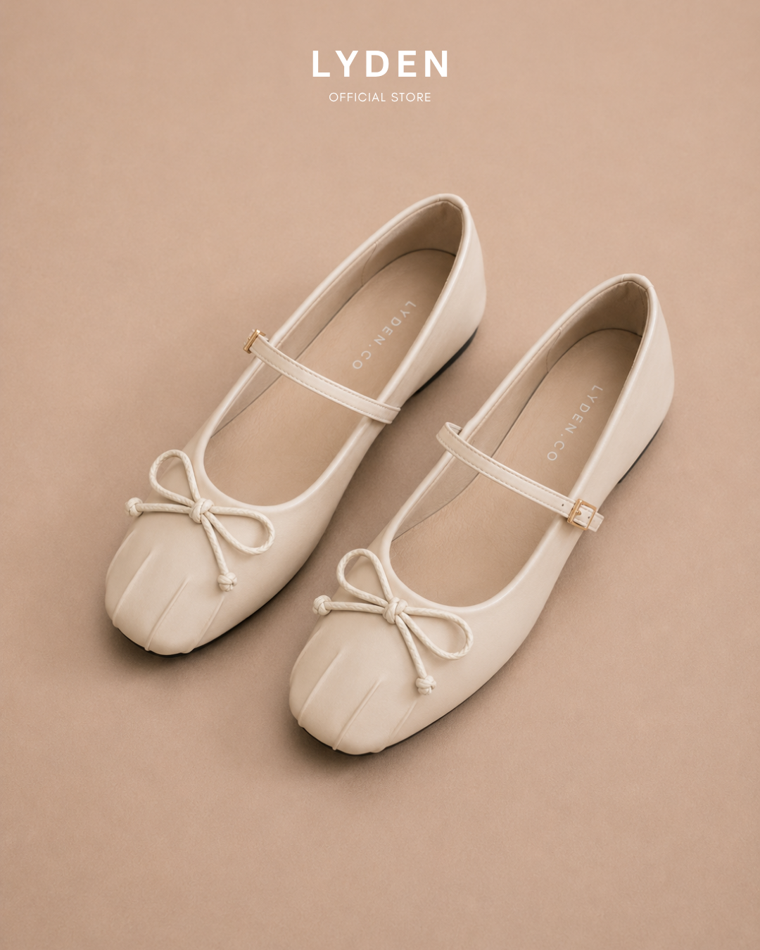【NEW】Lyden Mary Jane Ballet Knot Strap Series Flats