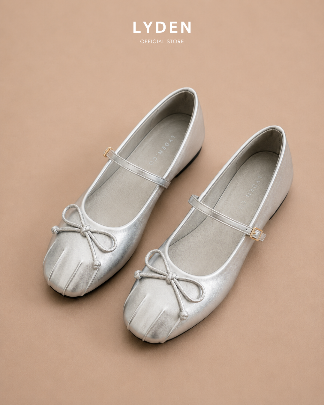 【NEW】Lyden Mary Jane Ballet Knot Strap Series Flats