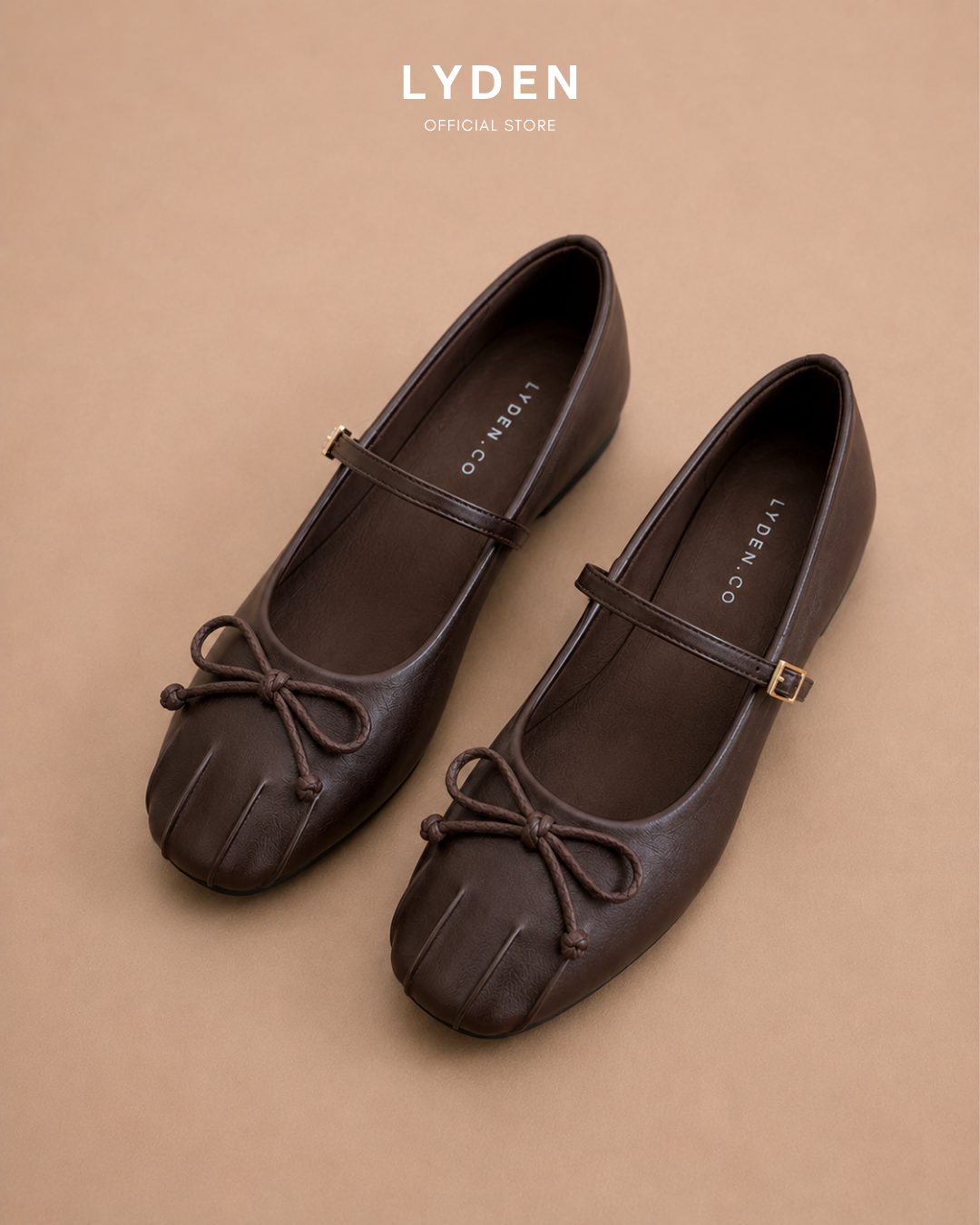 【NEW】Lyden Mary Jane Ballet Knot Strap Series Flats