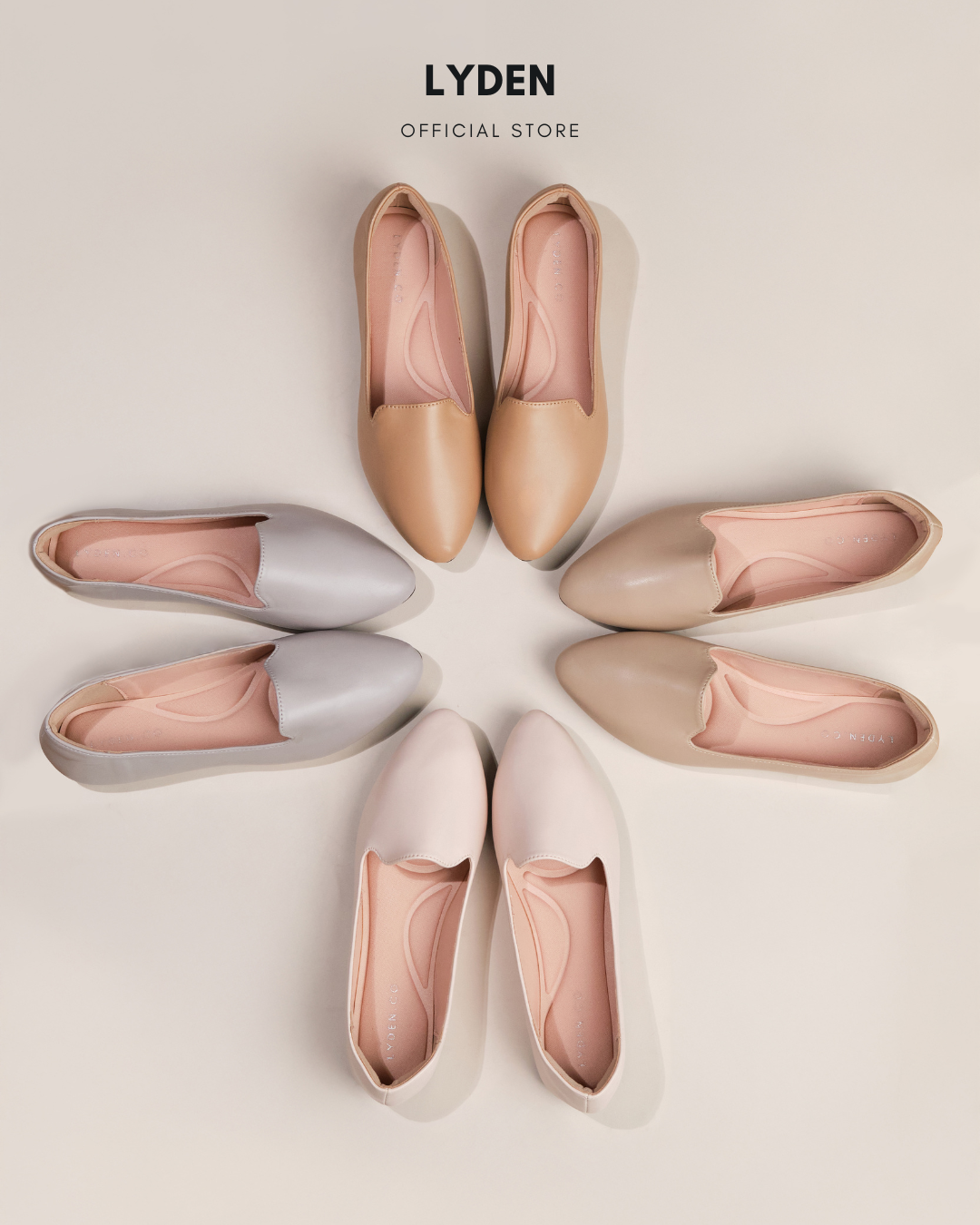 【NEW】Lyden Black Series  2.0 Plus Flats - Pink