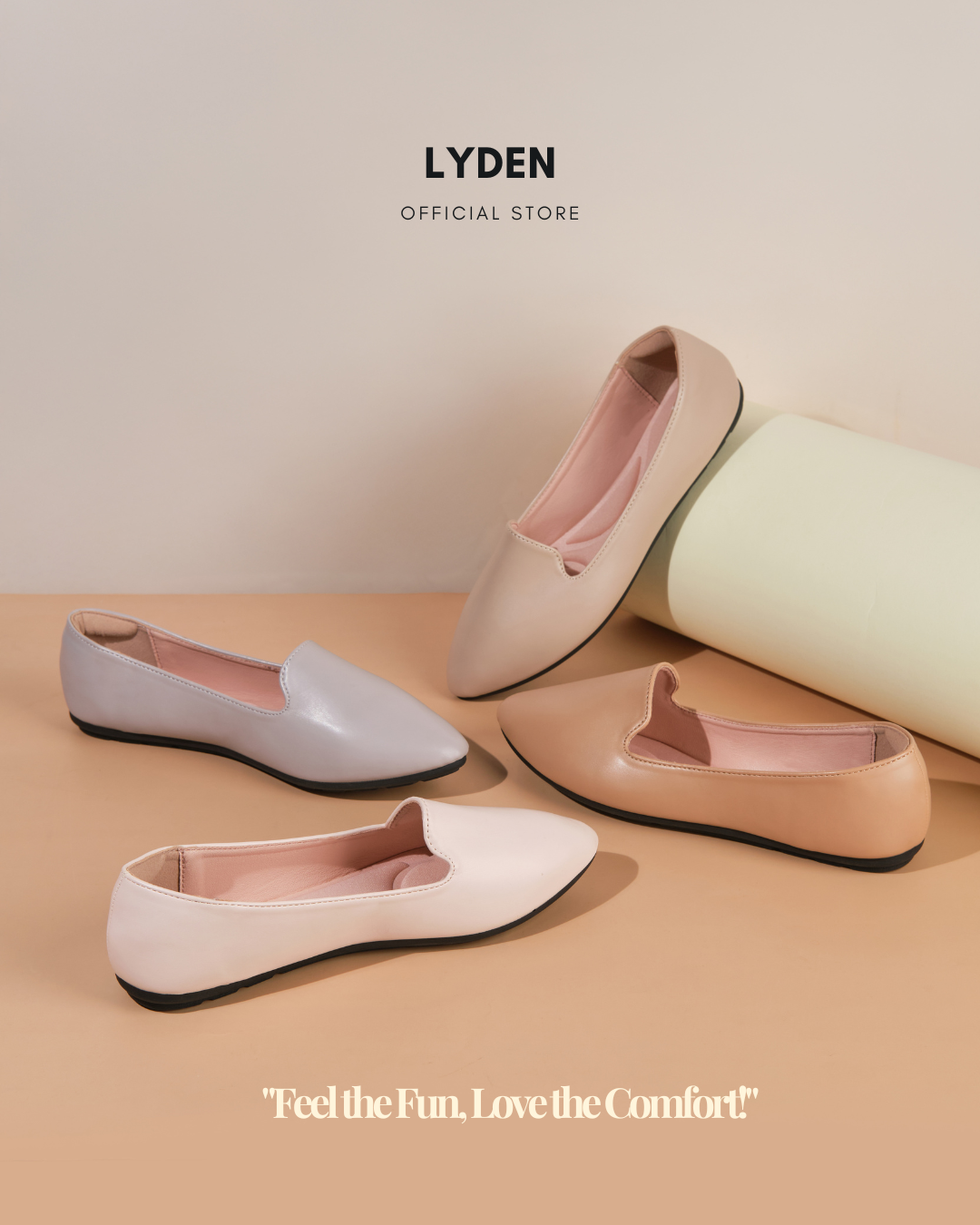 【NEW】Lyden Black Series  2.0 Plus Flats - Pink