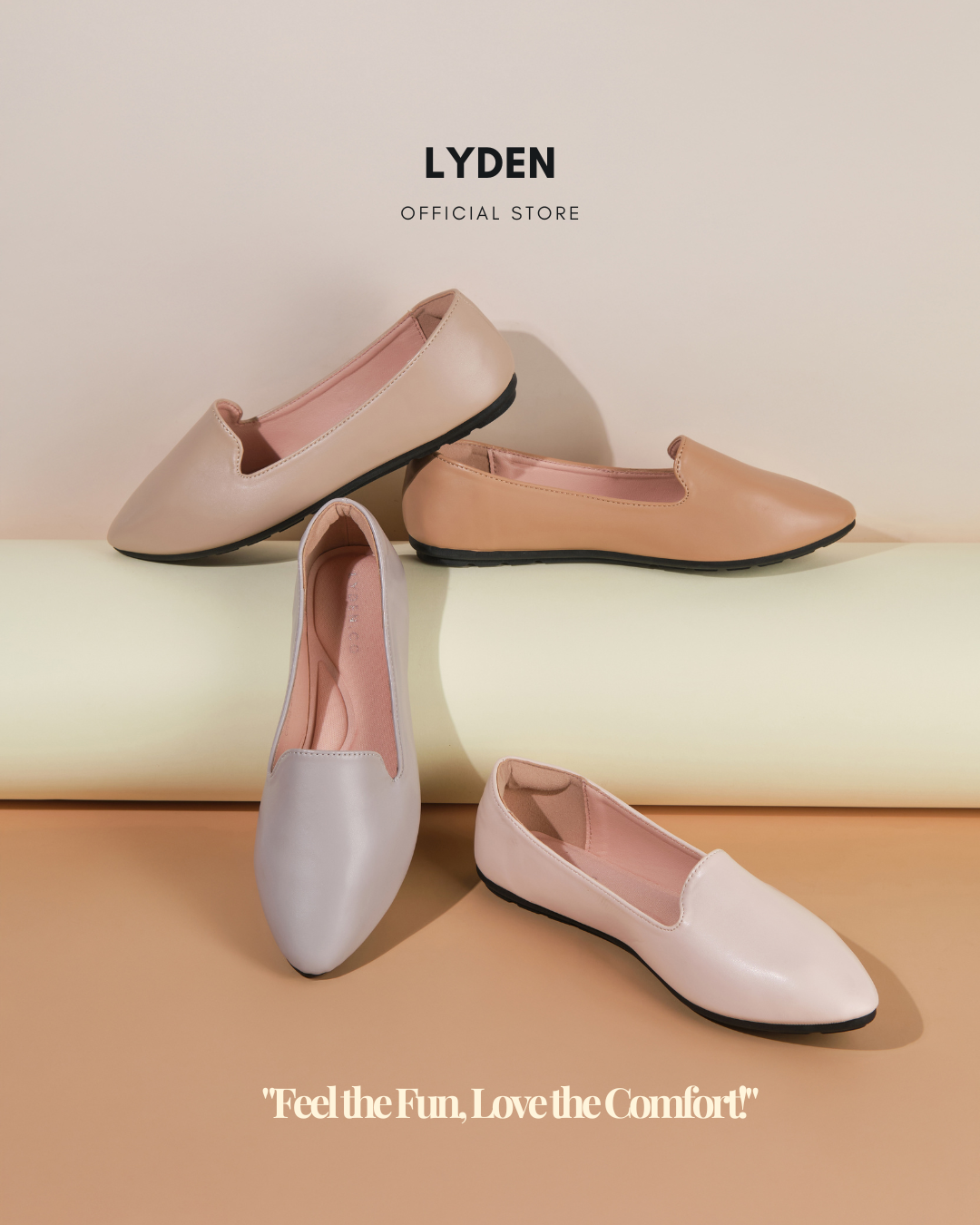 【NEW】Lyden Black Series  2.0 Plus Flats - Pink