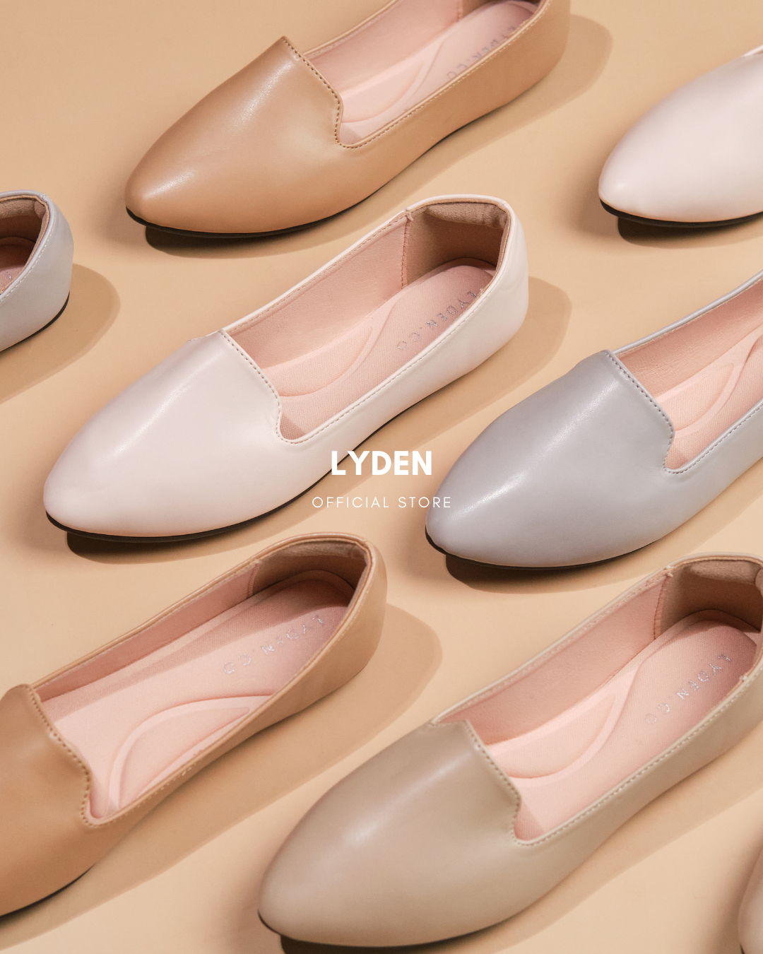 【NEW】Lyden Black Series  2.0 Plus Flats - Pink