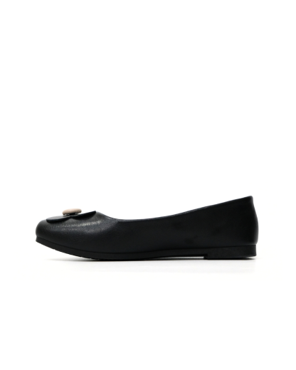 【Le Flowers The Secret Garden Series】No.4 Petal Womens Flats/ Womens floral flats /cushion flats /Kasut Bunga Perempuan - Classic Black//Brown//Beige
