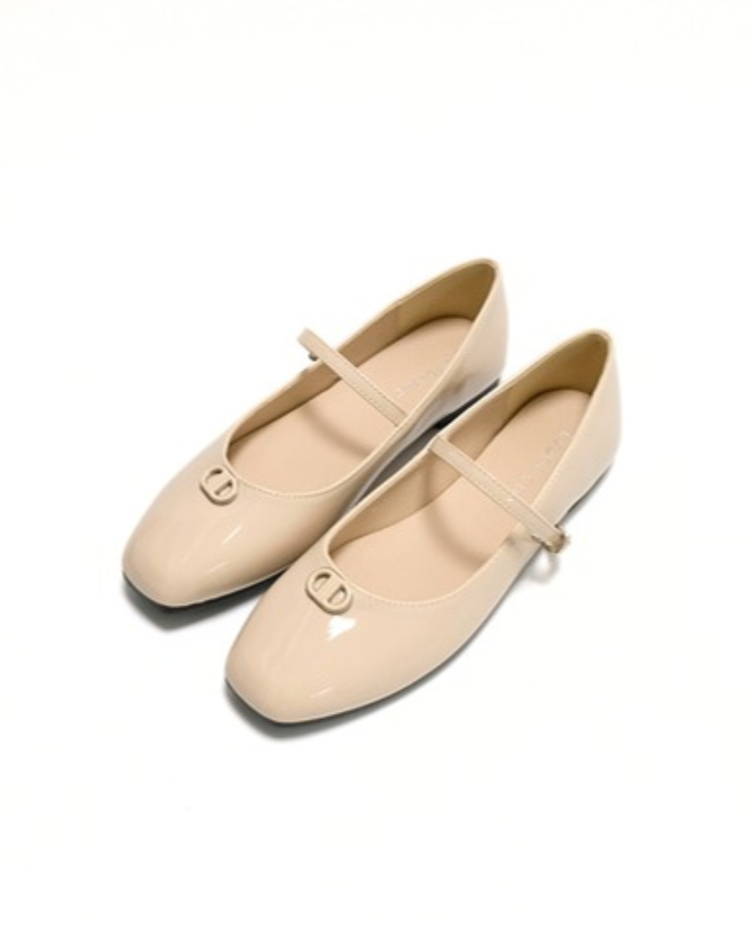 【NEW】Lyden Clara Glossy Strap Series Flats - Beige//Maroon//Classic Black